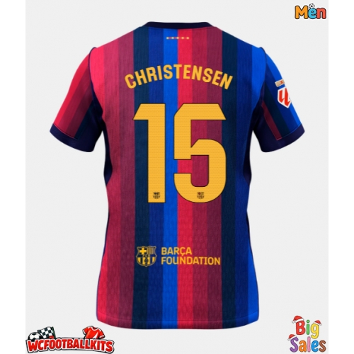 Barcelona Andreas Christensen #15 Replica Home Stadium Shirt 2026-27 Short Sleeve
